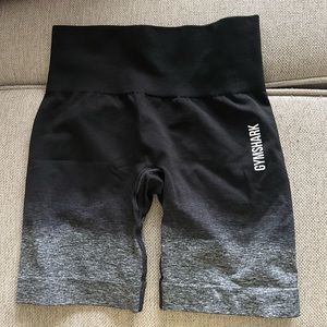 Black/Gray Gymshark Biker Shorts